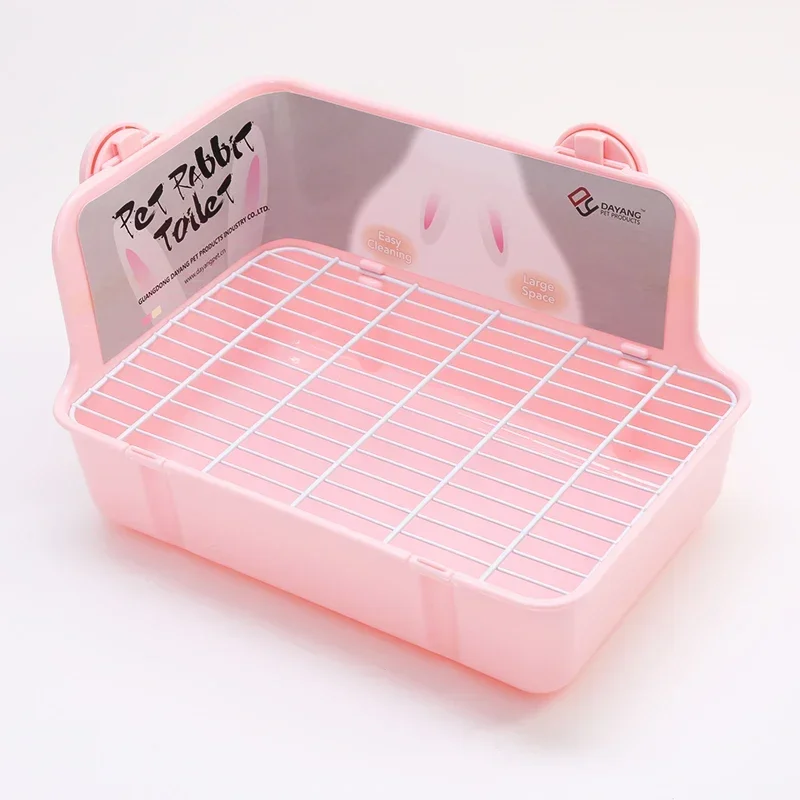 Hamster Cat Rabbit Toilet Pet Litter Corner Trays Indoor Clean Guinea Pig Potty Small Training Defecation Small Animal Toilet