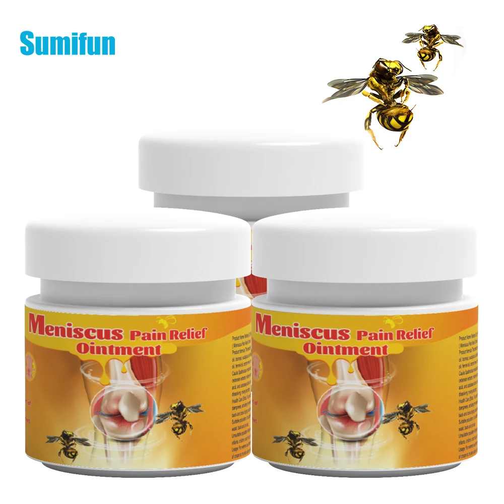 

1/2/3Pcs Sumifun Analgesic Bee Venom Cream Treat Synovitis Synovial Meniscus Care Ointment Leg Arthritis Orthopedic Ache Plaster