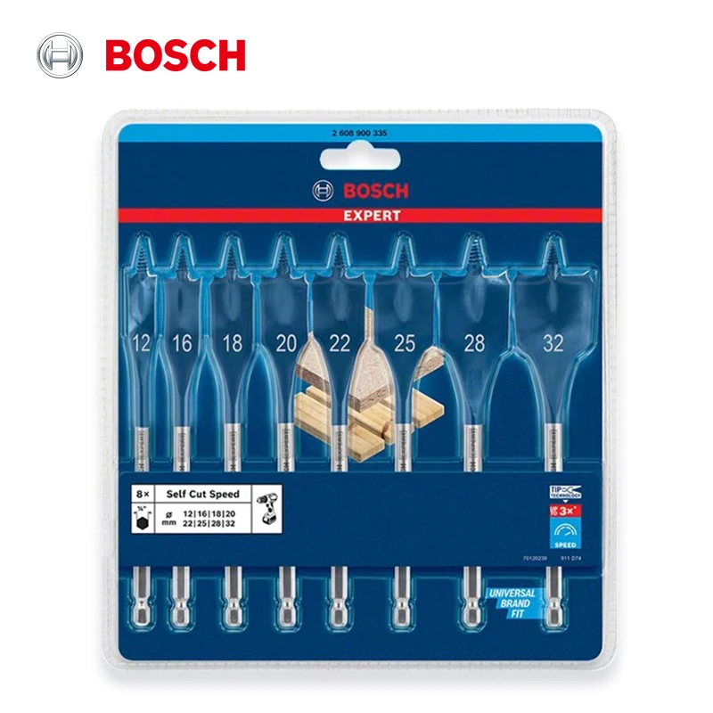 Bosch Woodworking Drill Bit Set with Positioning Tip Cork Drill Bit Artificial Board Drill Bit Wood Drilling Power Drill Bit