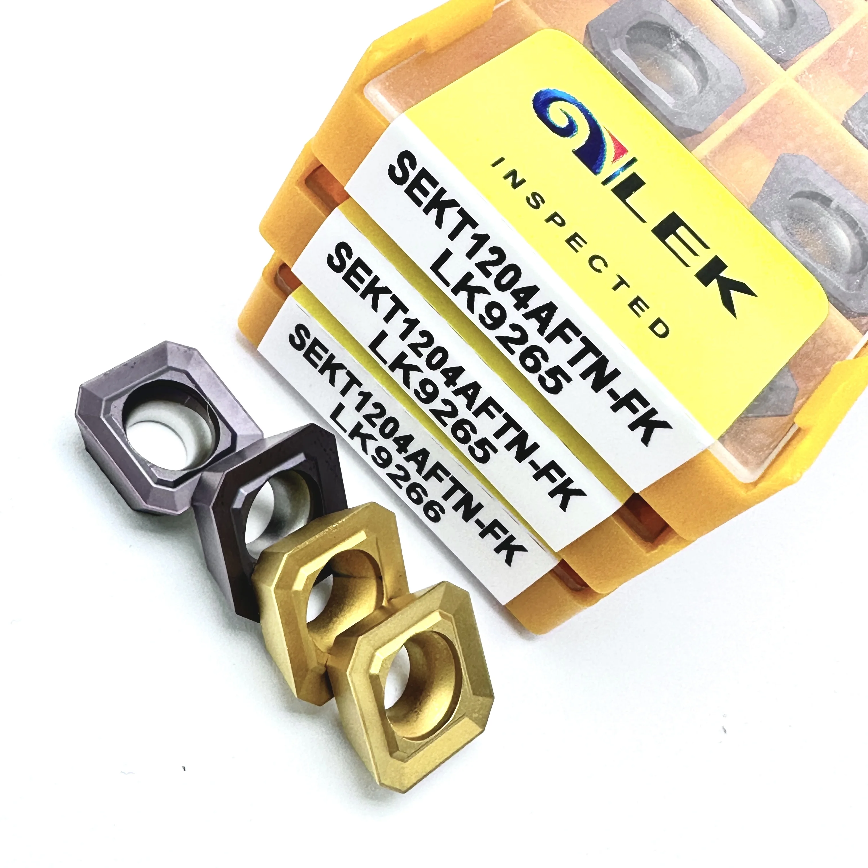 

SEKT1204AFTN-FK LK9265 Твердосплавная вставка Фрезерная вставка Высококачественные режущие инструменты Токарный станок с ЧПУ Режущие инструменты Обработка стали