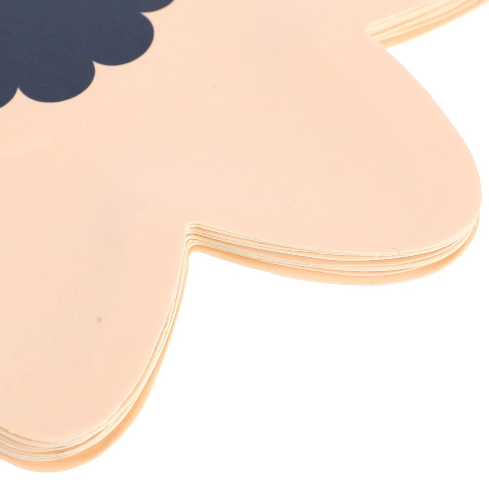 

16Pcs Flower Shaped Birthday Party Plates Eco Friendly Disposable Paper Dinnerware Set Elegant Design for Cakes Pastry Barbecue