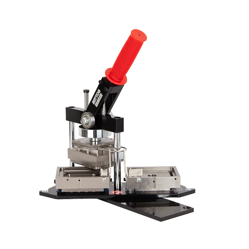 HOT SALE Rectangle 54x78mm Button Maker Kit Badge Maker Machine  + Paper Cutter + 1000pcs Magnet Button Supplier