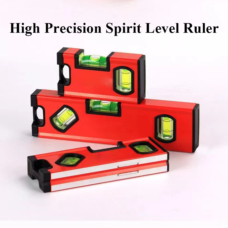 

High Precision Spirit Level Set Magnetic Ruler Portable Level Ruler Level Measure Tools Levelling Instrument With Magnet Base