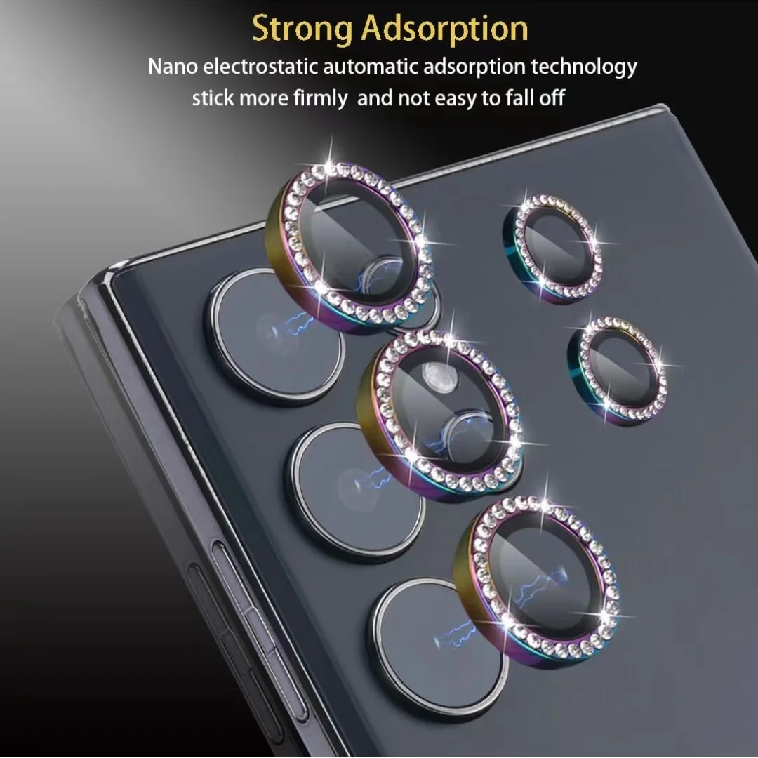 For Samsung S25 Ultra Colorful Camera Protector Camera Lens Protectors Metal Camera Case For Samsung S22 Ultra Accessories