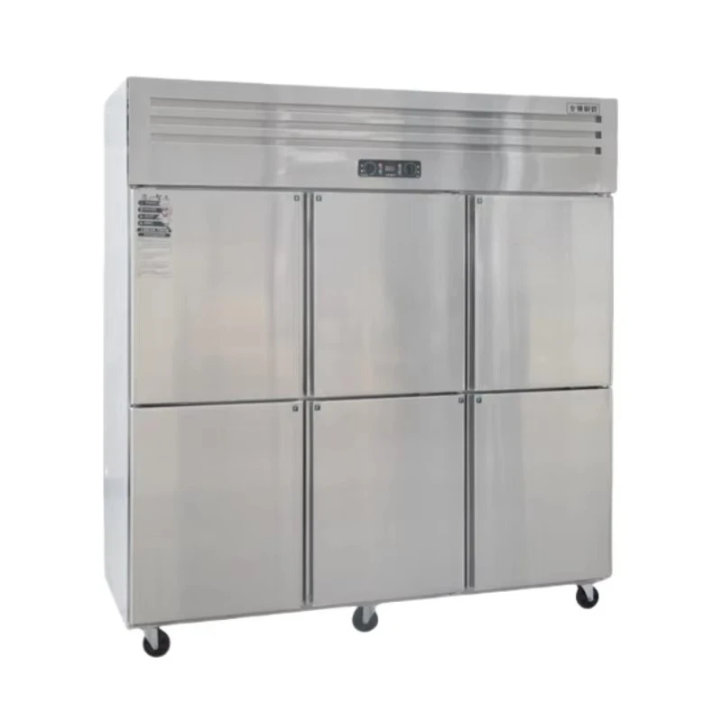 

Коммерческий электрический холодильник из нержавеющей стали с морозильной камерой для ресторана, отеля, автомобиля, холодильного оборудования, дисплея, холодильника с морозильной камерой