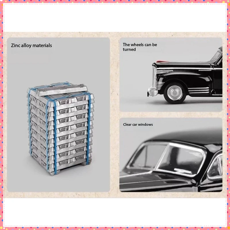 Perka Model 1:64 Soviet ZIS-110 Sedan Alloy Car Model Ornament