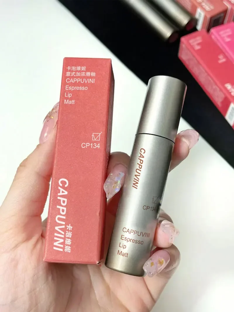 Matte Finish Lip Glaze,เนื้อกํามะหยี่,กันน้ําNon-Stick Cup Lip Glaze Smudge Proofไม่จางหายLiquidลิปสติกDropshipping