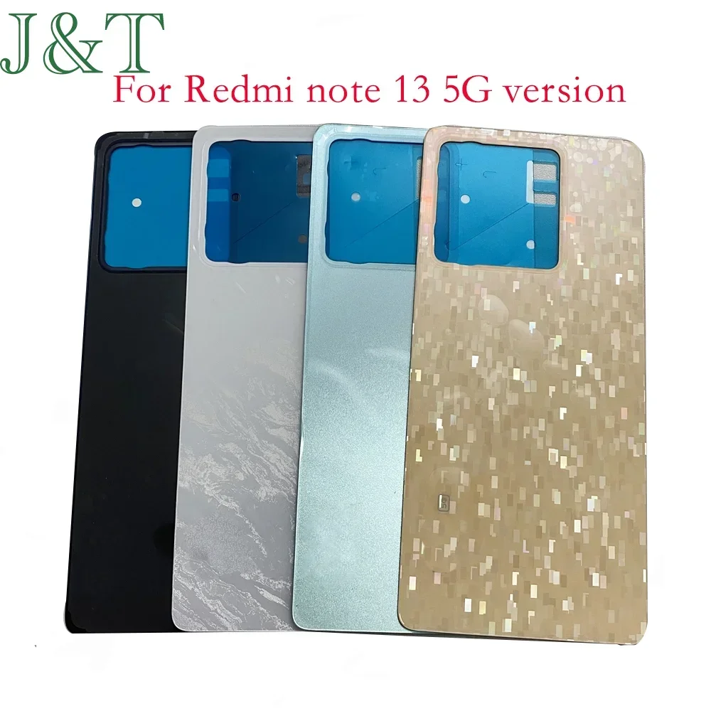 6.67\'\' Grade AAA For Xiaomi Redmi Note 13 5G Back Battery Cover Housing Case For Redmi Note 13 5G Back Case+Sticker