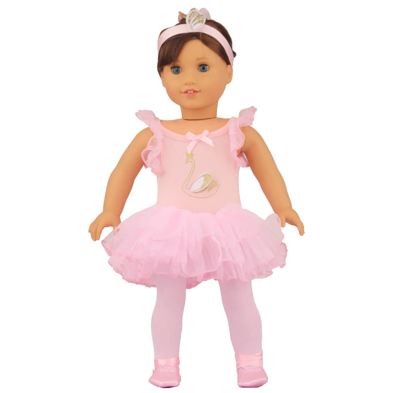 American 18 Inch Gil Doll Cosplay Clothes Student, Athlete, Ballerina, Graduation Dress, Clothes,Suit For 43cm Baby Newborn Doll