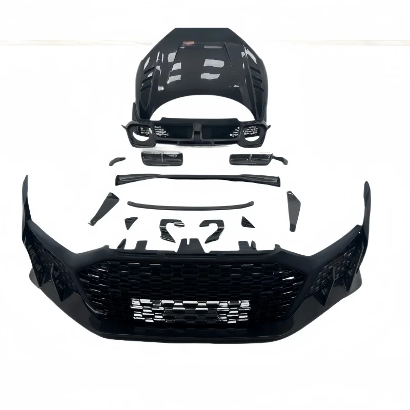 

Suitable for the Modification of R8 with the 2022 New PP Bumper Kit Including the Front and Rear Bumpers Hood and Rear Wing