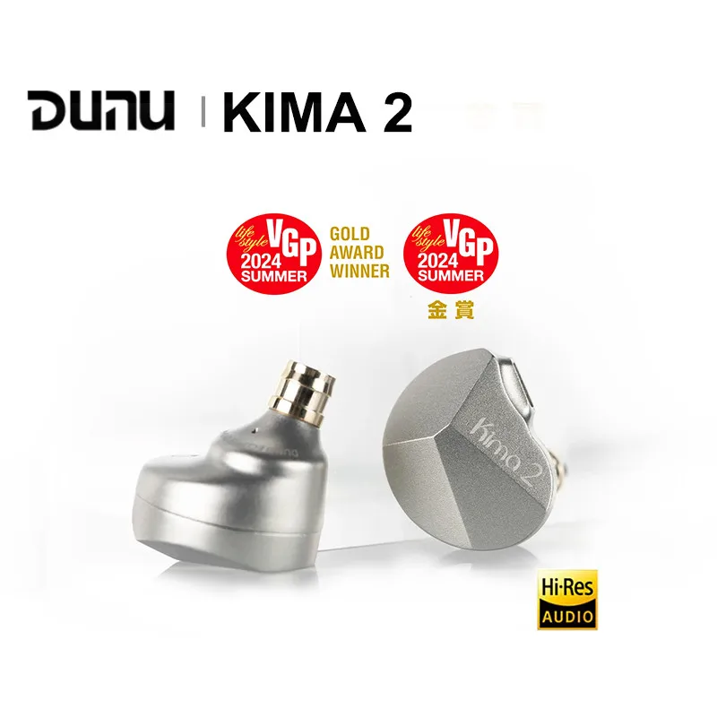 Наушники-вкладыши DUNU KIMA2 с 1 динамическим драйвером, улучшенная версия VERNUS, система Hi-Res Audio Q-Lock Mini Plug, KIMA 2