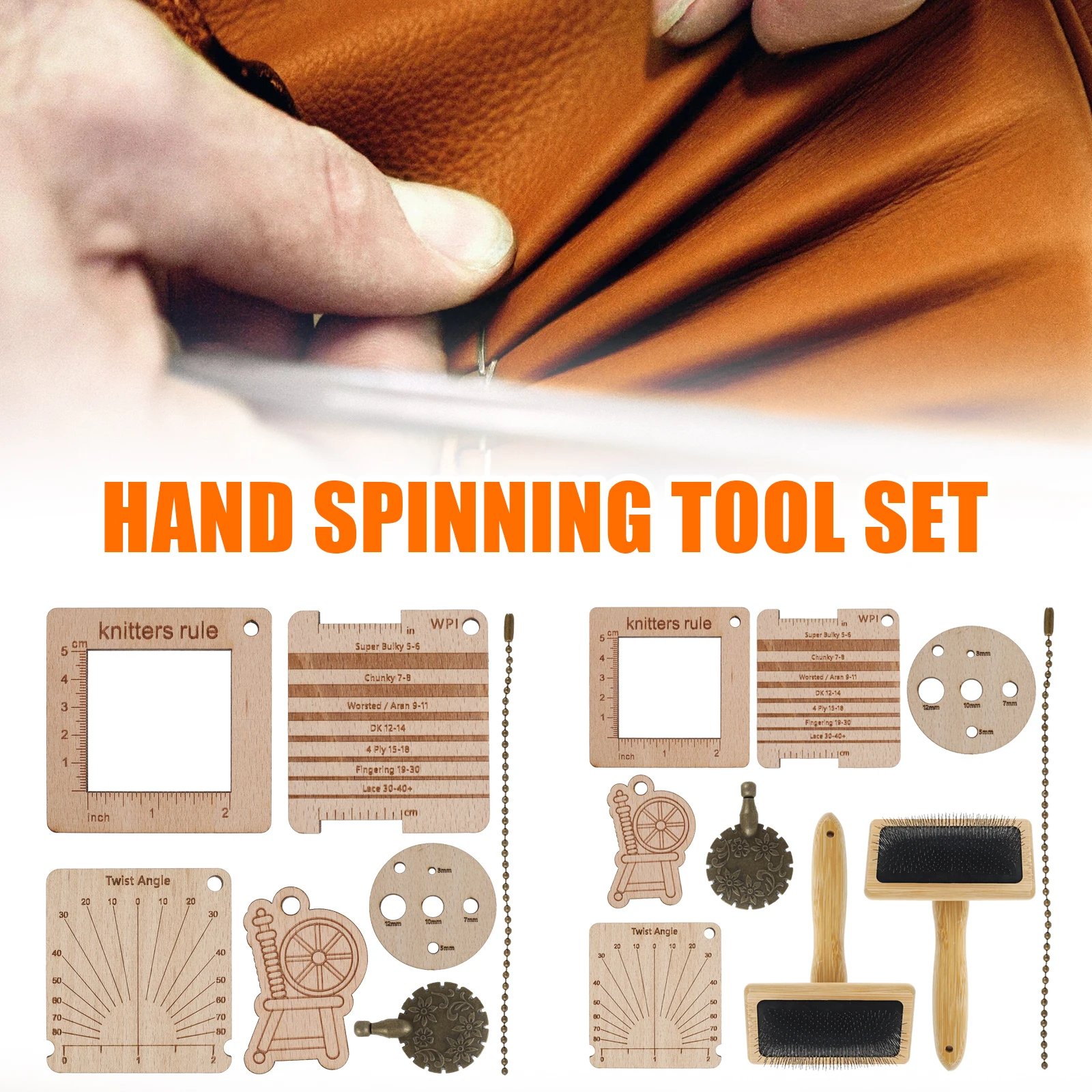 Holz Stricken Gauge Lineal Stricken Rechner Dichte Lineal DIY Garn Stricken Nadel Abstand Messung Werkzeug Nähen Liefert