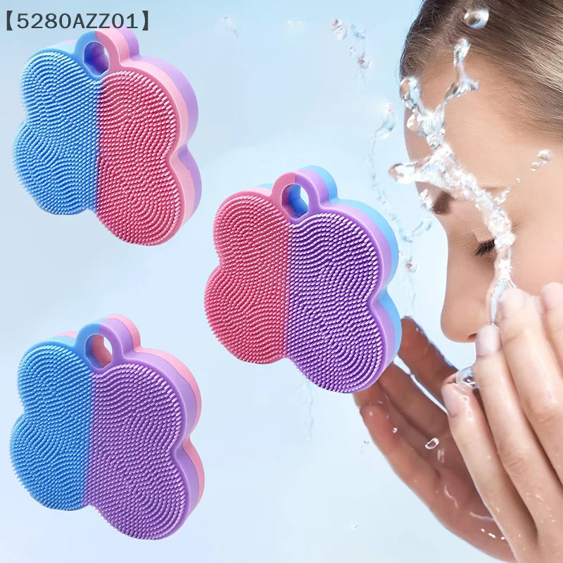 Silicone Face Cleansing Brush Facial Deep Pore Skin Care Scrub Cleanser Tool New Mini Beauty Soft Deep Cleansing Exfoliator