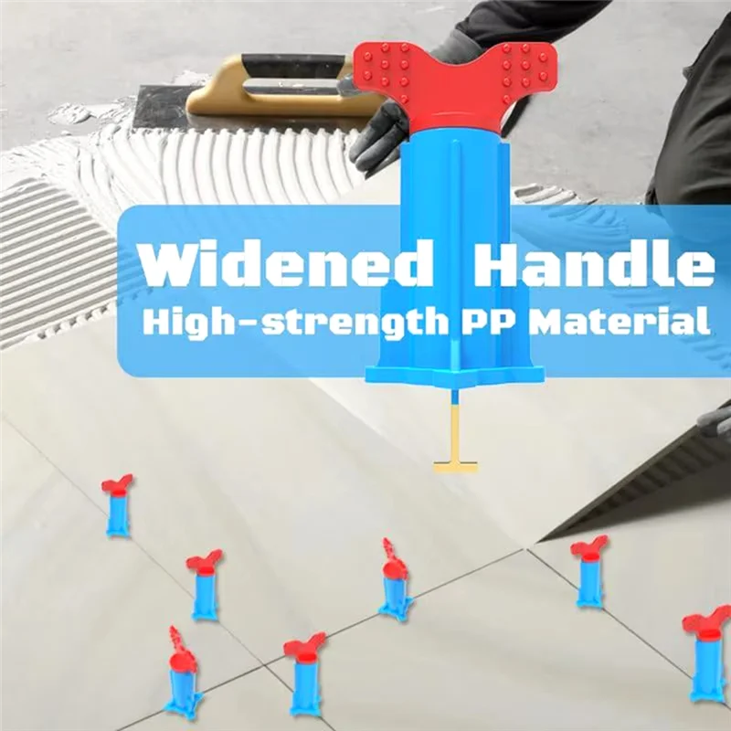 

Tile Leveler Spacer Tile Anti-Loosening System Internal Screw Leveler Tile Tools With T-Pin For Installation