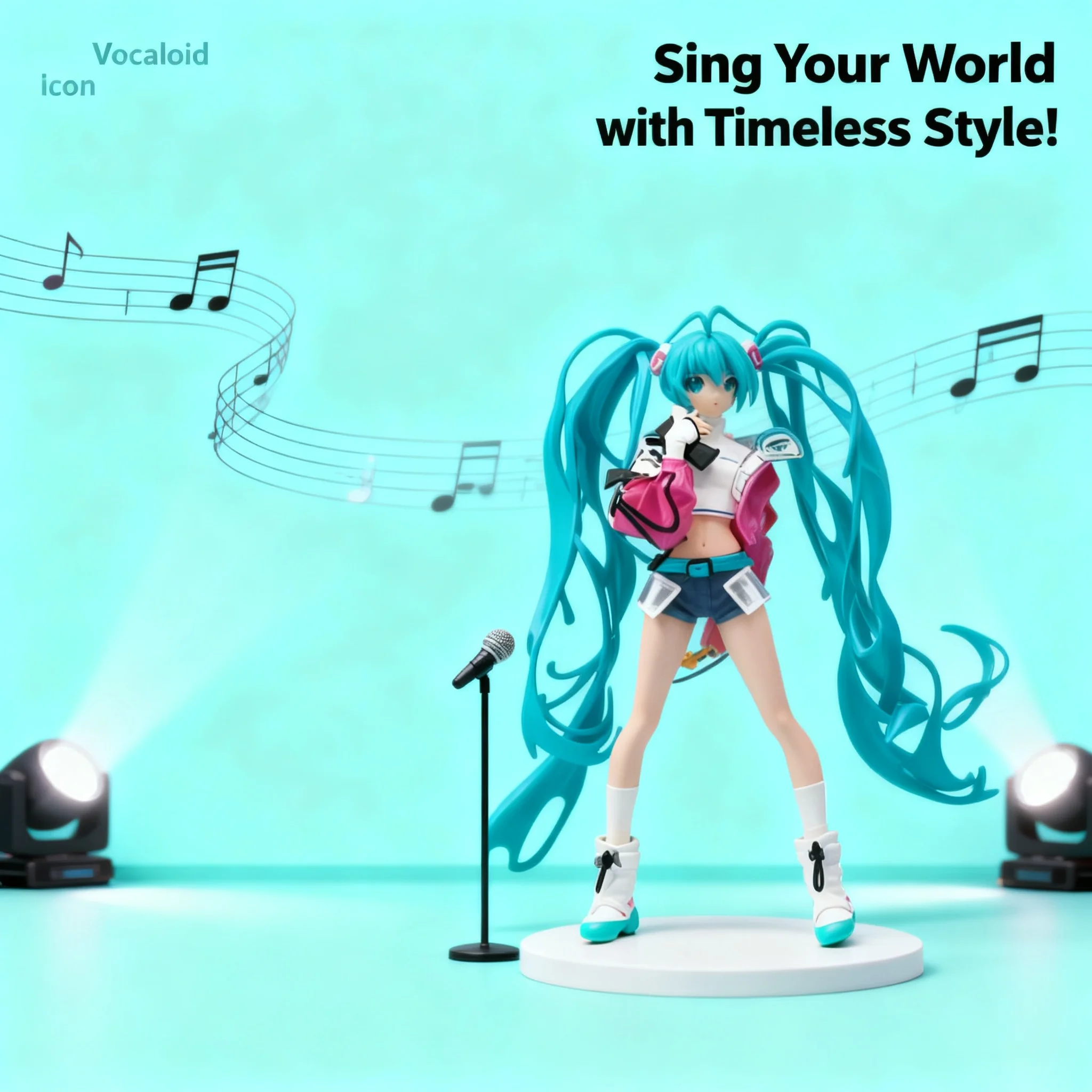 Figura de Miku Hatsune Vocaloid, Kiyomizu Yama Dance, Roxy Migurdia, Anime, Hermosa Chica, Modelo, Estatua Decorativa