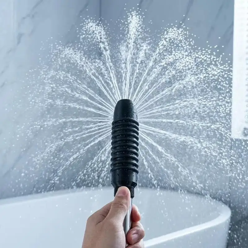 3D Printed Turbofan Handheld Shower Head Leakproof Water Saving 360 Rotation Bayonet Install for Bathroom Use