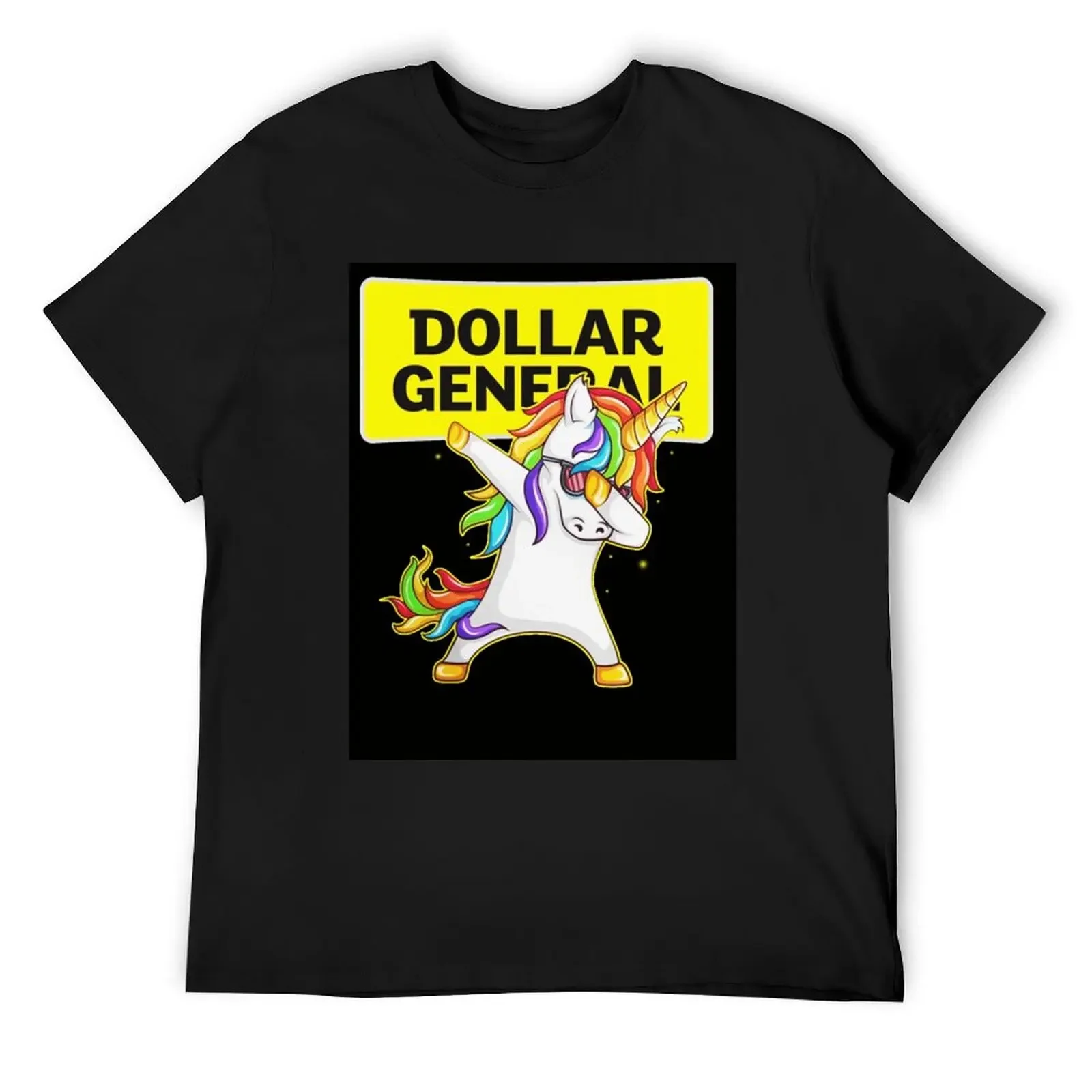 

Dollar General – Dollar General – Unicorn Dabbing Unisex Designer Classic T-Shirt anime clothes men t shirt
