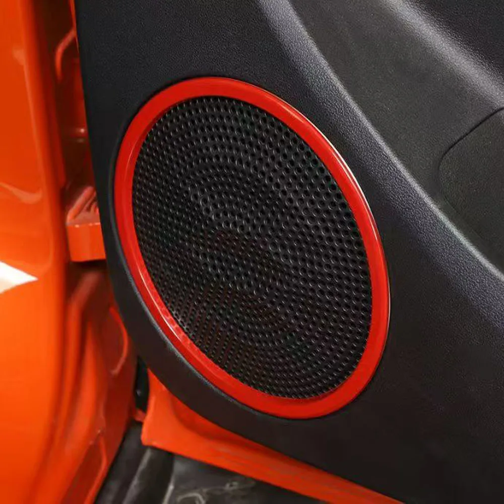 Fit For WEY Tank 300 Special door horn ring WEY interior modification TANK audio decoration sticker