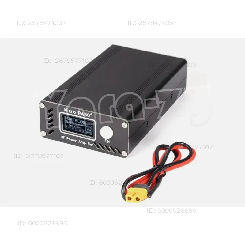 Micro PA50-3 50W 3.5MHz-28.5MHz 1.3inch OLED Screen Shortwave HF Power Amplifier SWR Meter LPF Filter Update PA50 +