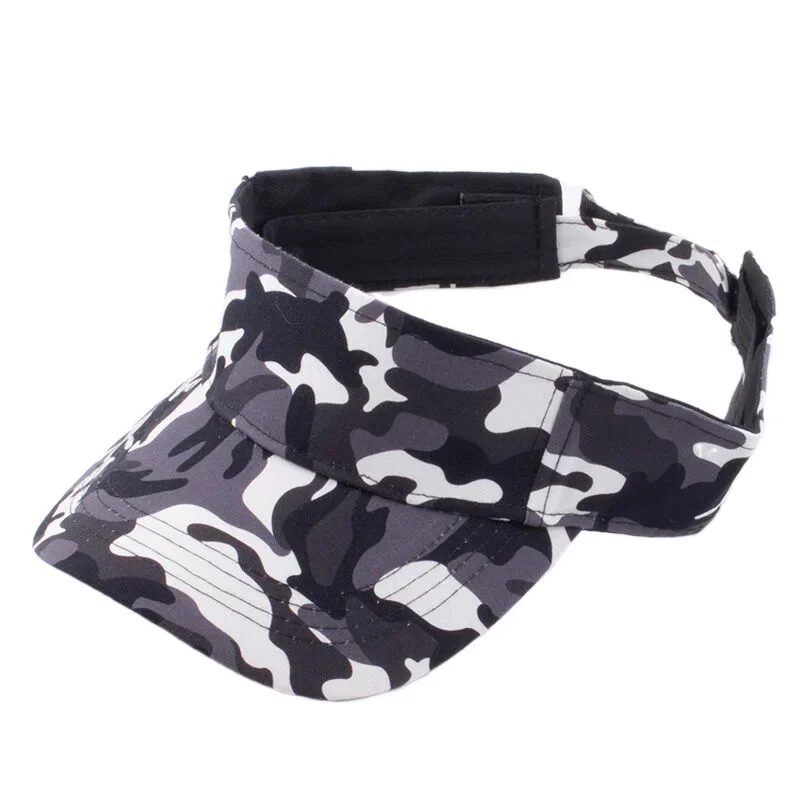 Summer Men's Camouflage Sun Visor Cap Outdoor Travel Sun Protection Hat for Women