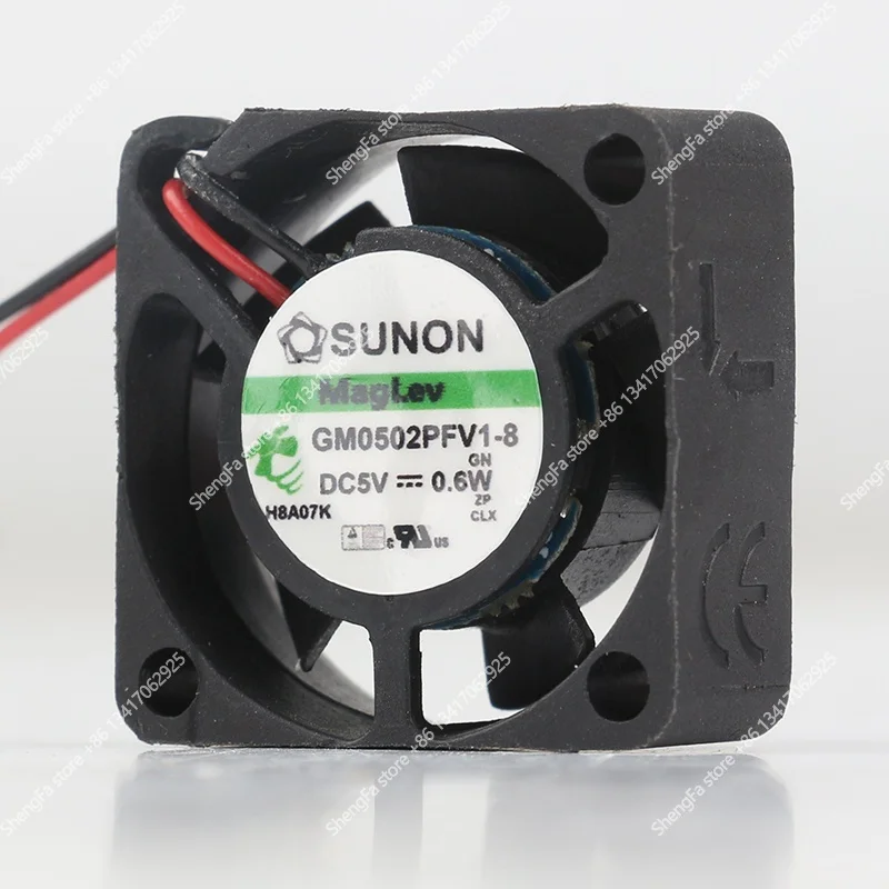 Cooling Fan Sunon 12V 24V 48V DC 5V 0.6W 2510 2.5CM 25X25X10MM 2-wire Micro Silent Inverter Maglev Bearing GM0502PFV1-8-GN