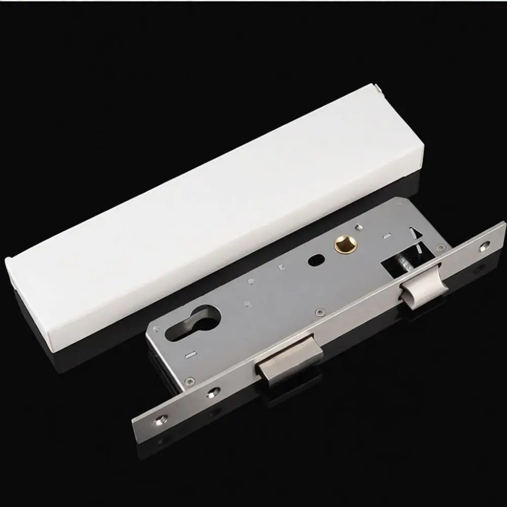 Stainless Steel Sliding Door Mortise Lock Case For Aluminum Profiles Replacement Security Hardware Universal Repair Component