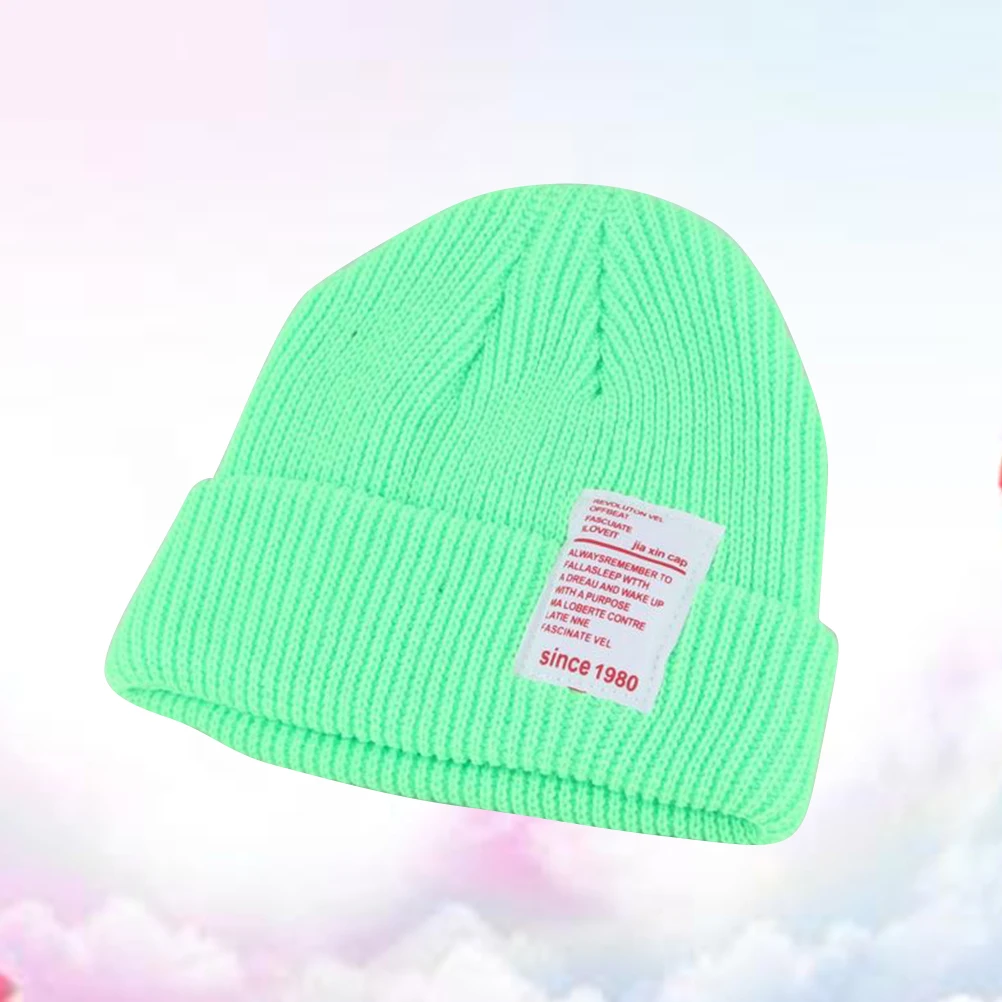 Beanie Kids Wool Knitted Cap Hats Children Headwear Soft Baby Knitted Hat Beanie For Photo Props Gifts