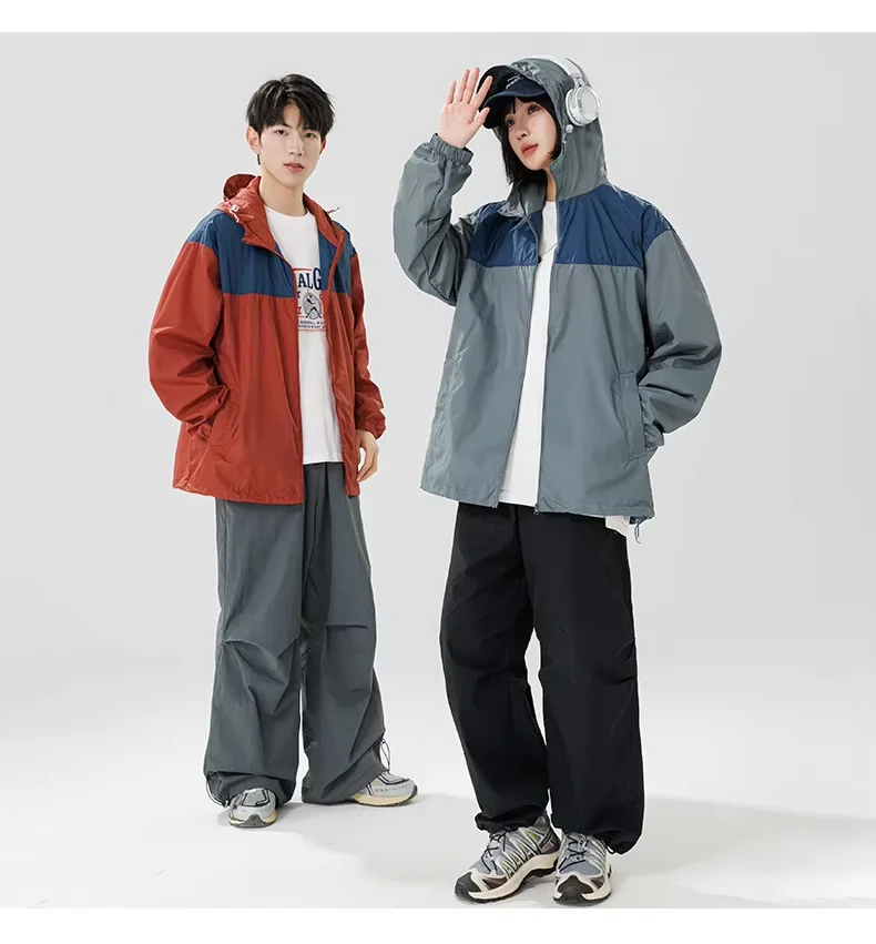 Mens Womens Sun-Protective Nylon Polyamide Jacket 2026 Summer Thin Breathable Quick-Drying Couples Outdoor Fishing