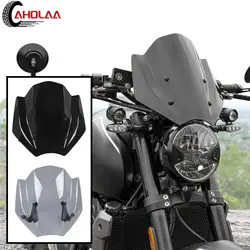 For Triumph for Trident 660 Trident660 2021-2023 Motorcycle Wind Air Flow Deflector with Bracket Front Windshield WindScreen
