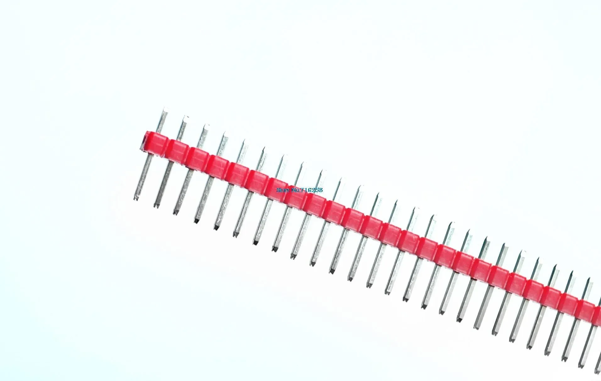 2.54mm Black + White + Red + Yellow + Blue Single Row Male 1X40 Pin Header Strip Gold-plated ROHS