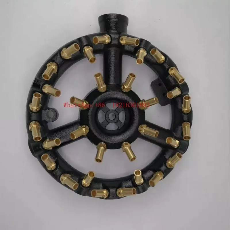 Limited Offer High-quality Cast Iron Gas Burner 32-hole Brass Nozzle, Liquefied Gas Natural Gas Universal Fire Burner