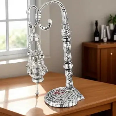 

1pc Decorative Censer Aromatherapy Burner For Home Office Iron Mini Incense Holder Religious Charm Furnace