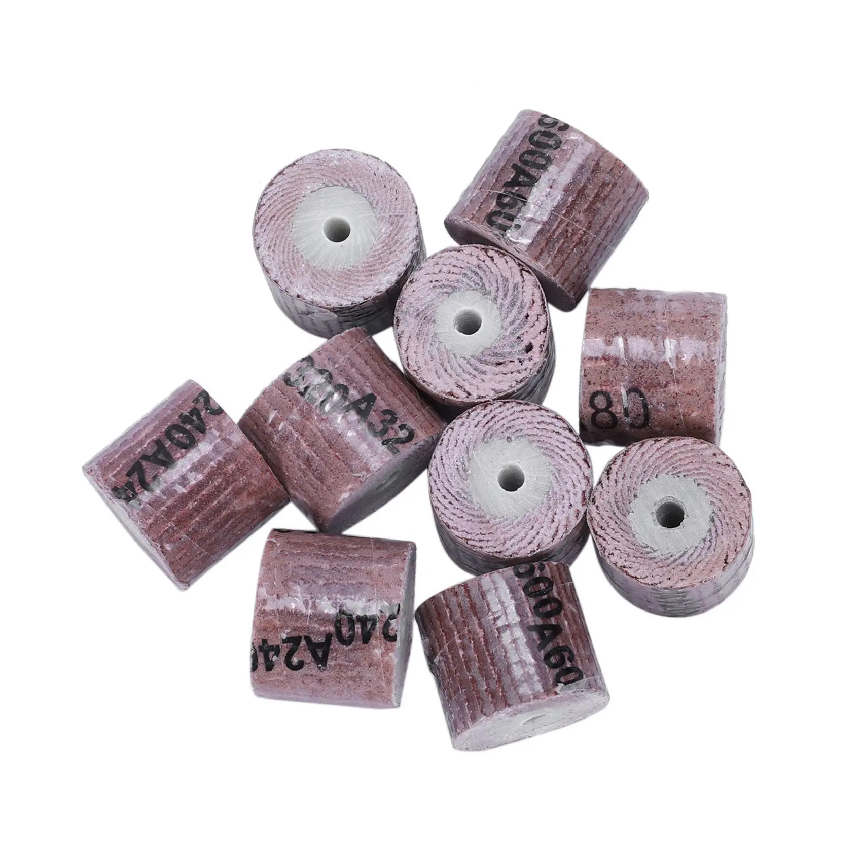 AC88-20Pcs 15Mm Sanding Band Wheel Disc 80/120/240/320/600Grit Rotarytools For Dremel