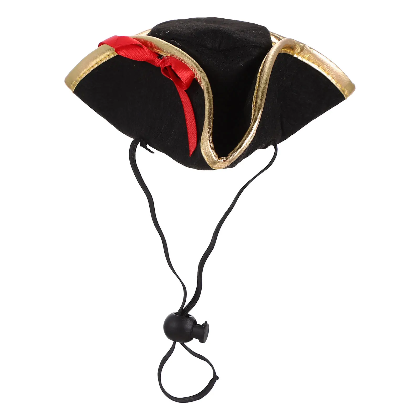 

Pirate Style Dog Hat Lightweight Pet Hat For Puppy Kitten Cat Halloween Party Accessory Decorative Wear-Resistant Adorable