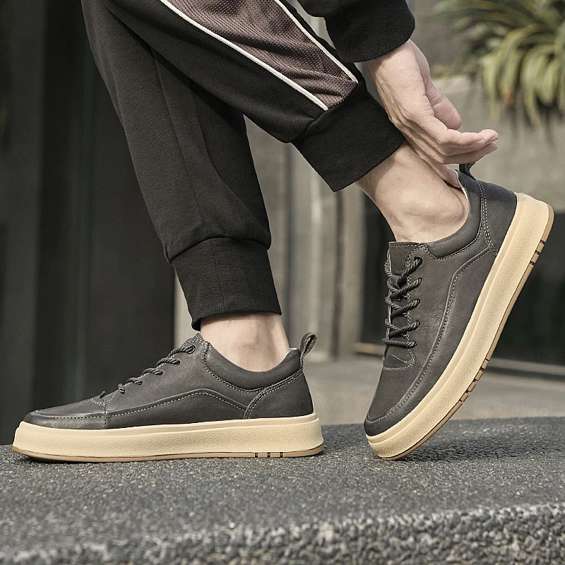 남성용 가죽 신발, 스포츠화, 캐주얼화, 아웃도어 하이킹화 등, 스트리트웨어, 업무용으로 활용 가능