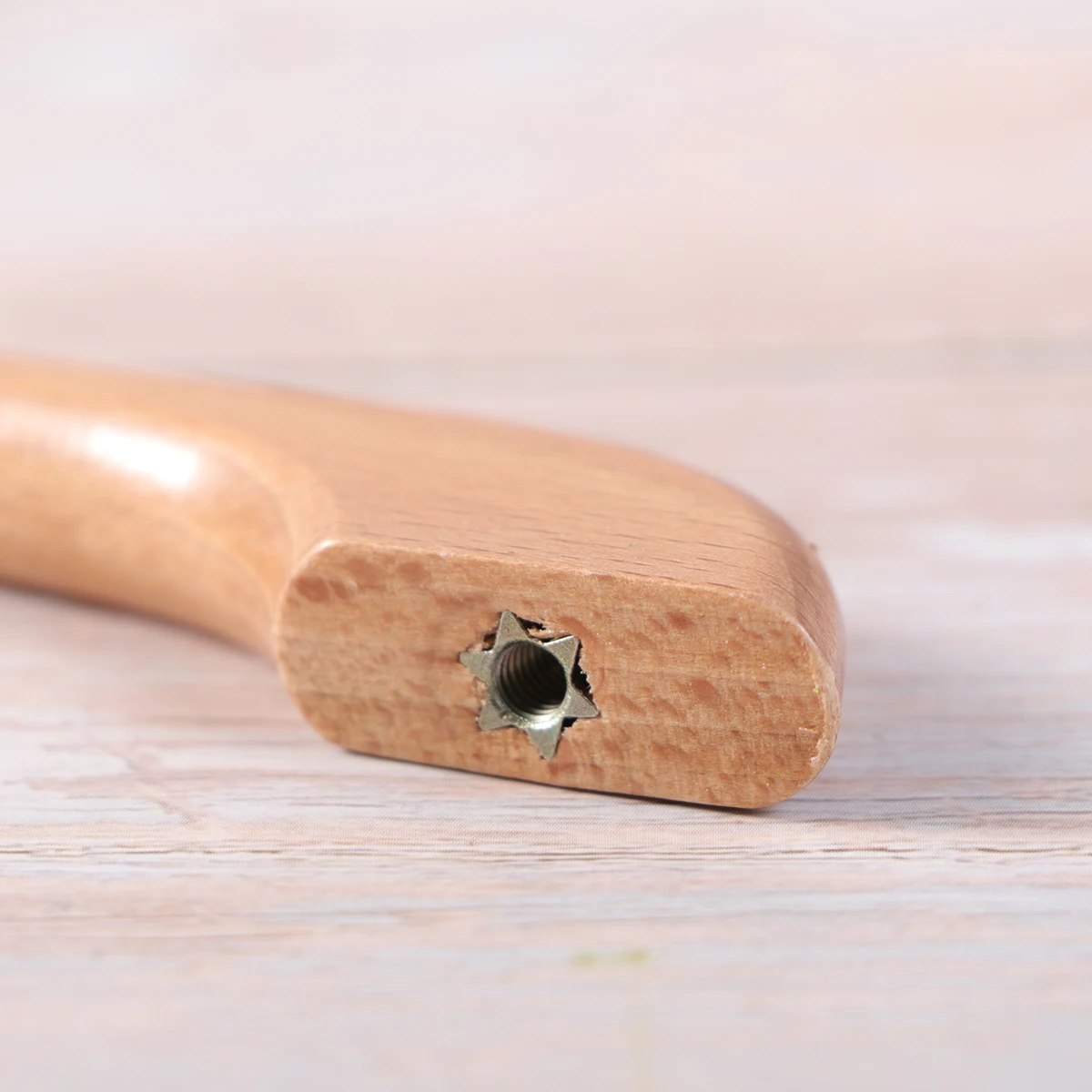 

10Pcs Solid Wooden Cabinet Pull Handles Drawer Door Handle for Kitchen Wardrobe Modern Simple Furniture Handle