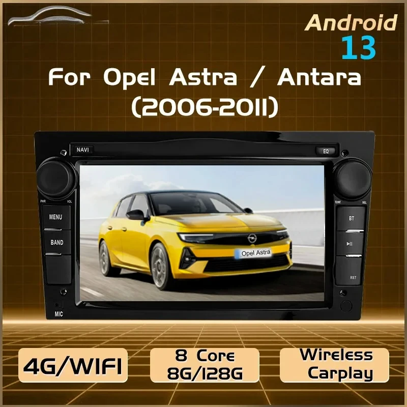 

For Opel Astra Antara Vauxhall Holden Combo Corsa Meriva SIM Android 13 Auto Radio Car Multimedia Player GPS Navigation