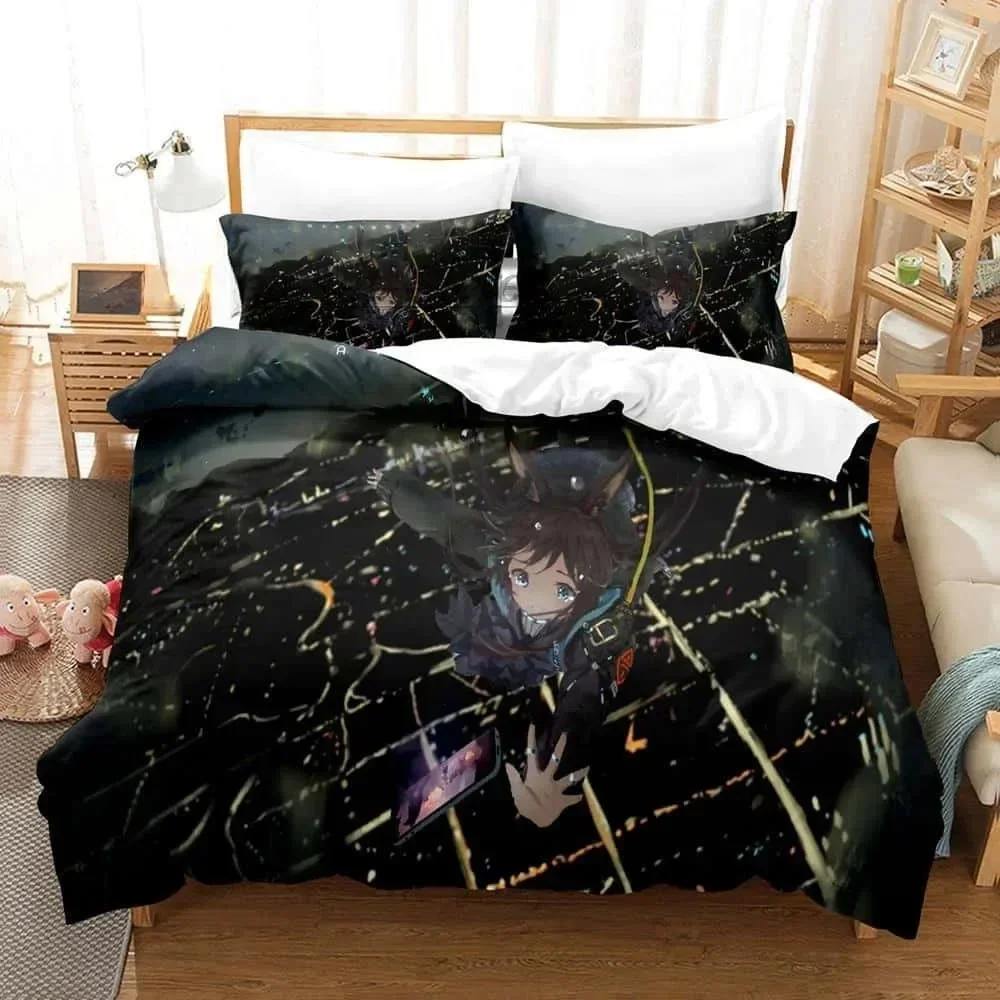 Nieuwe Print Anime Arknights Beddengoed Set Single Twin Volledige Queen Kingsize Bed Set Volwassen Kind Slaapkamer Dekbedovertrek Sets Huishoudtextiel