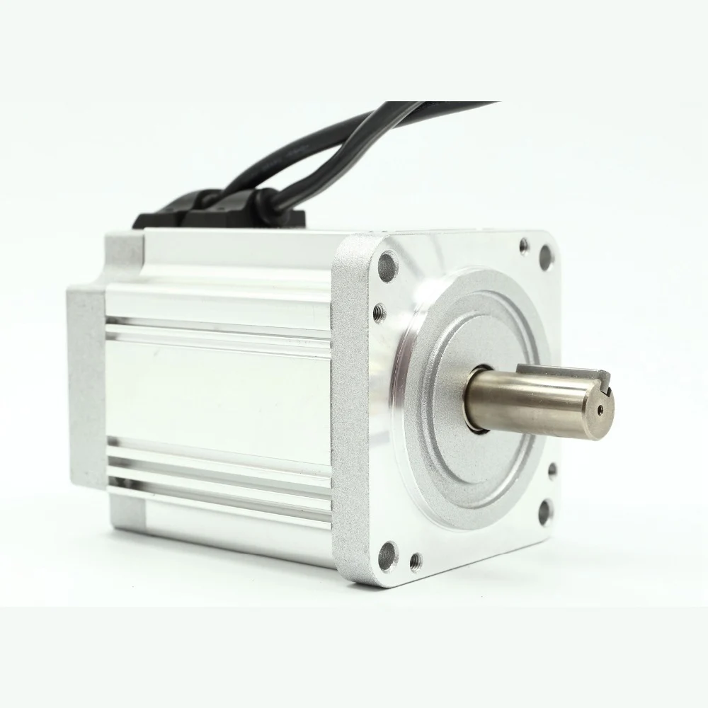 400W 4500rpm 48V DC Brushless Motor Square Flange 80mm 80BL100S40-445 Body length 100mm