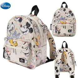 New Disney Mickey Minnie Baby Boys Girls Bacpack Cartoon Pattern Backpack Bag Baby Boys Anime School Bags Children's Bag Gifts