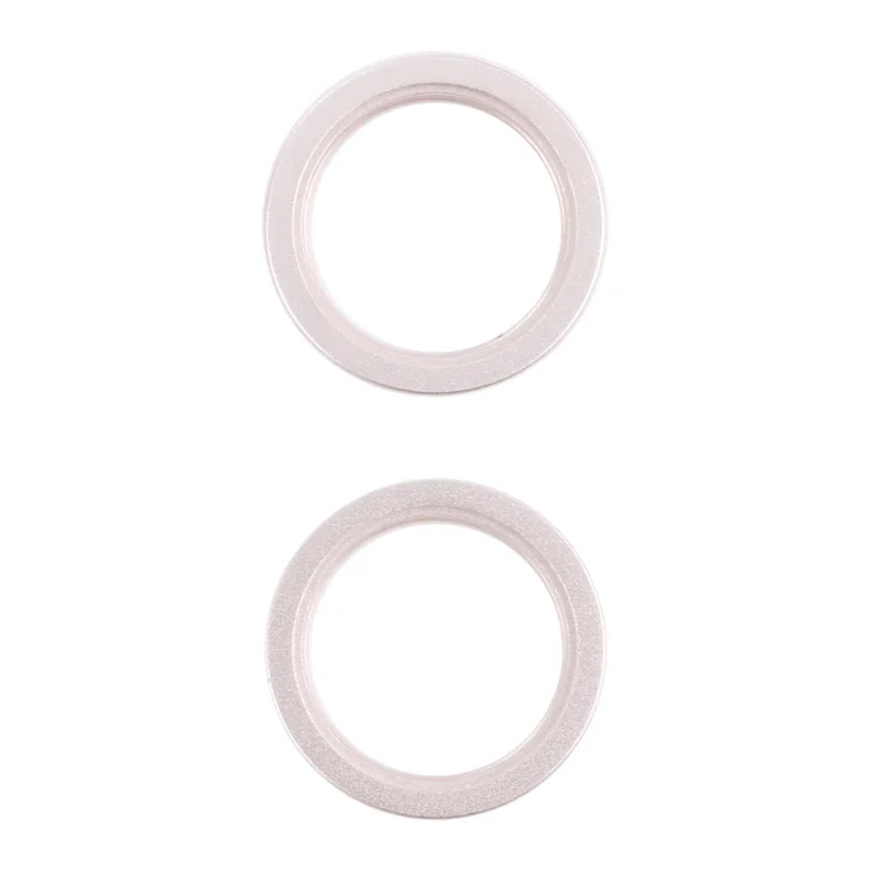 2 PCS Rear Camera Glass Lens Metal Outside Protector Hoop Ring for iPhone 13