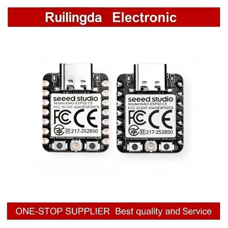 XIAO-ESP32-C5 32-bit RISC-V Architecture 240MHz Wireless 2.4/5GHz Development Board Module ESP32C5