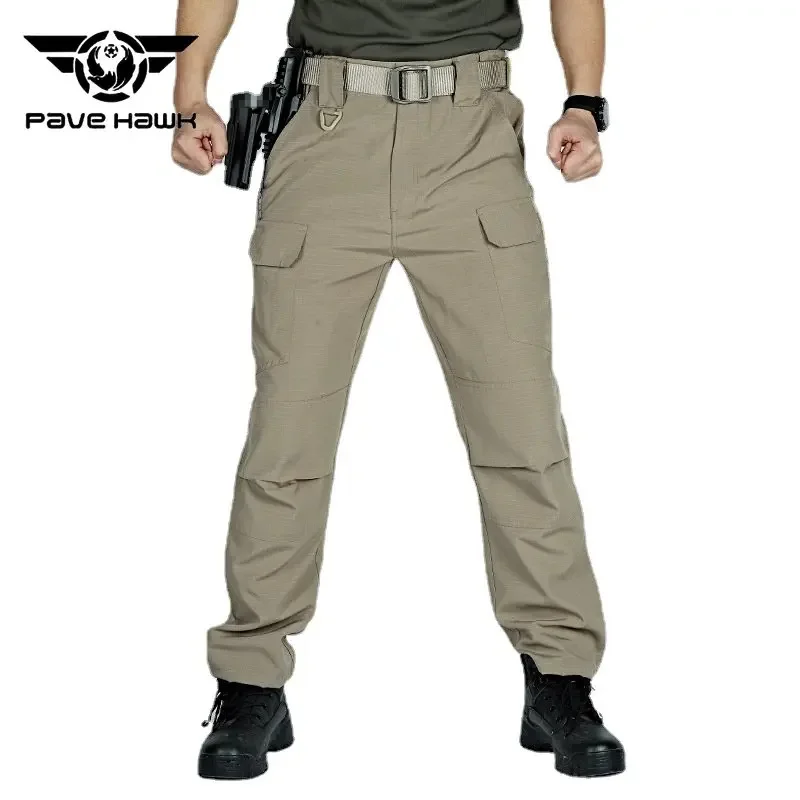 

IX10 New Tactical Pants Men Multi-pocket Wear Resistant Waterproof Outdoor Hiking Hunting Cargo Tactics Trousers