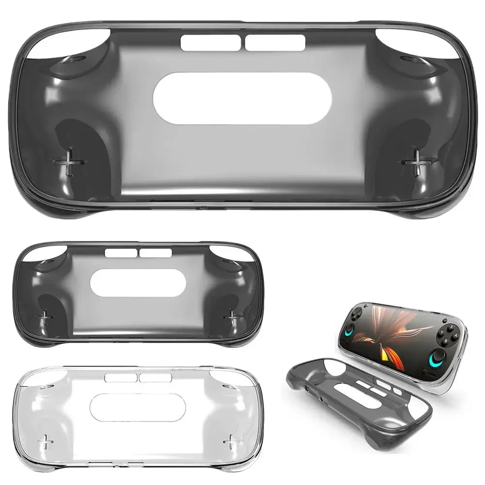 TPU Soft Cover Case For Retroid Pocket 5 Handheld Holder Protective Shell For RP5 Game Console Grip Drop-proof Case Accessories