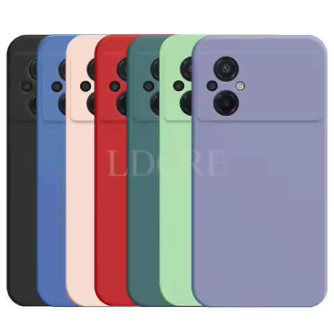 For Xiaomi POCO M5 Case Liquid Silicone Coque For POCO M5 M5S F4 GT X3 GT M4 X4 Pro Cover TPU Fundas Protective For POCO M5 Case