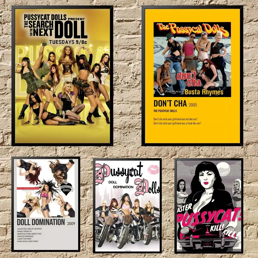 Popular The Pussycat Dolls Poster HD Versatile Waterproof Wall Art Self-Adhesive Decor for Any Space Ideal Gift