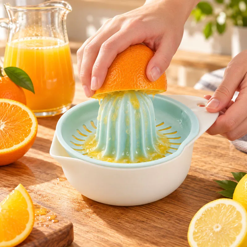 Citrus Juicer, Lemon Squeezer Orange Fruit Manual Hand Juicers with Pouring Spout