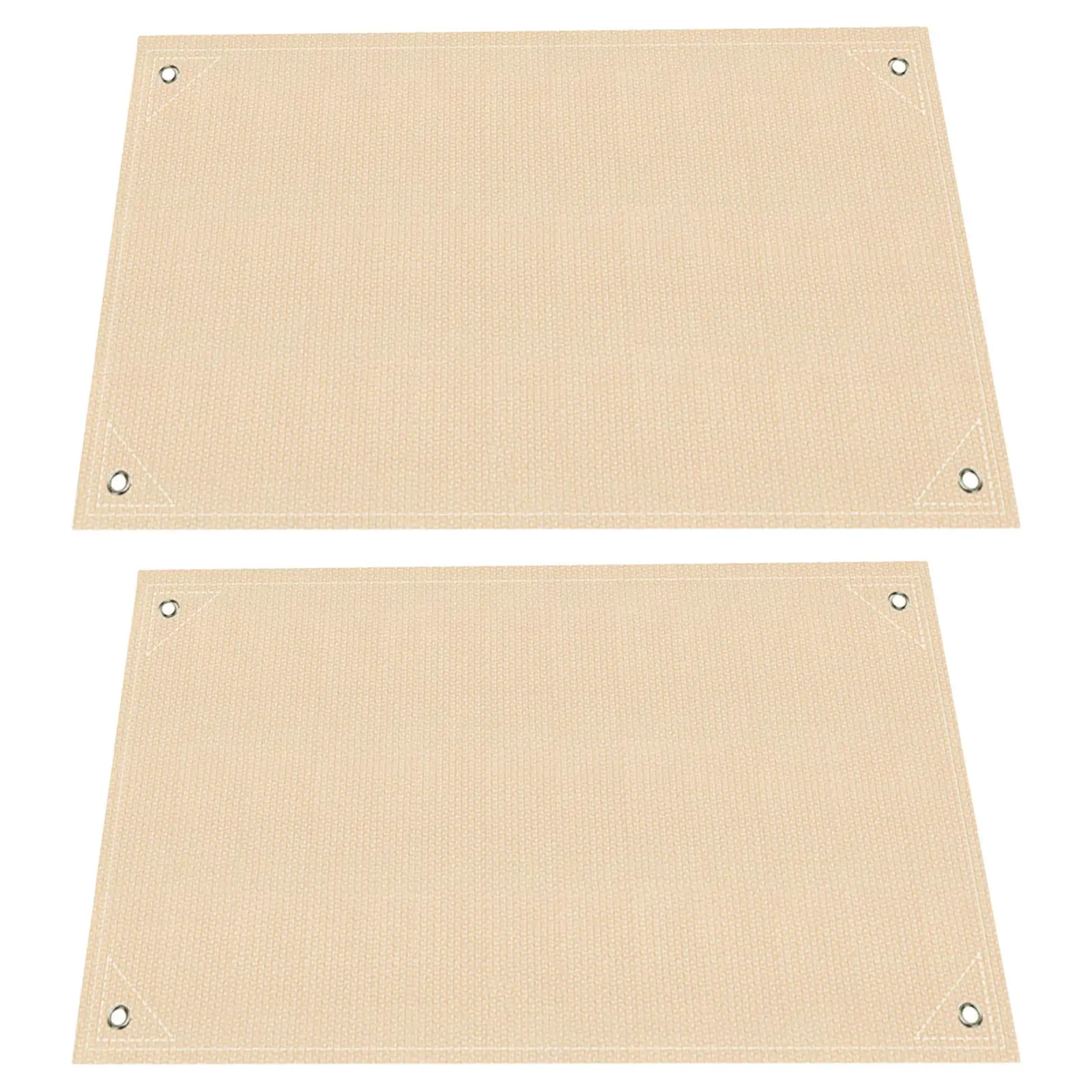 

2Pcs Outdoor Fireproof Bbq Mat Fiberglass Grill Pad Fire Resistant Heat Proof Mat Fire Pit Protector Fireplace Deck Patio