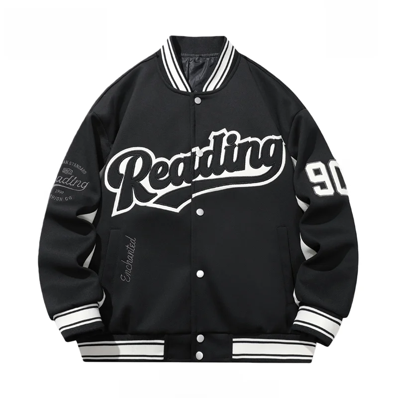 

Американская бейсбольная куртка-жилет унисекс, молодежная, модная, свободного кроя, большого размера, с вышивкой TUCANO