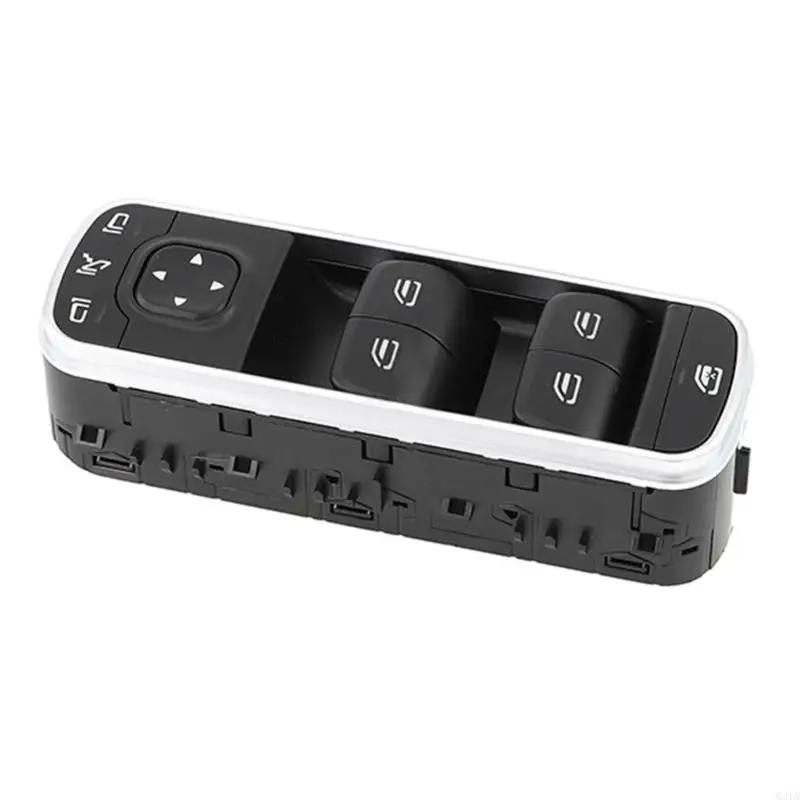 Driver Door 12V Window Switches for W463 W177 with Four Button Area, Mirror Adjust Position, Window Lock ABS Housing, Ref